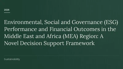 Environmental, Social and Governance (ESG) Performance and Financial Outcomes in the Middle East and Africa (MEA) Region: A Novel Decision Support Framework featured image