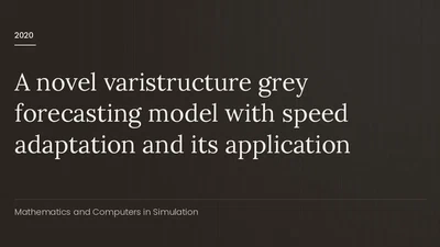 A novel varistructure grey forecasting model with speed adaptation and its application featured image