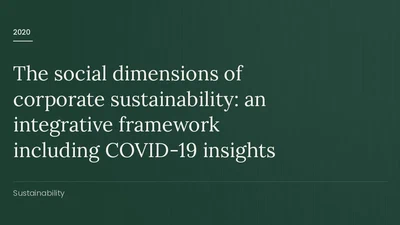 The social dimensions of corporate sustainability: an integrative framework including COVID-19 insights featured image